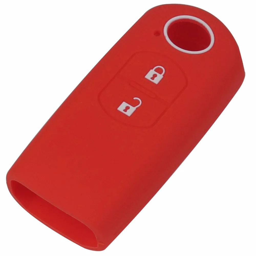 Силиконовый чехол для ключа jingyuqin 2 Butoons Mazda / 3/ 5/ 6|silicone key fob|silicone fob coverfob cover |