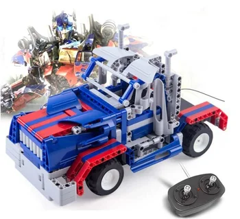 

1 set assembly Building blocks remote control RC car 8006 kids educational toy learning play car model best gift Controller car