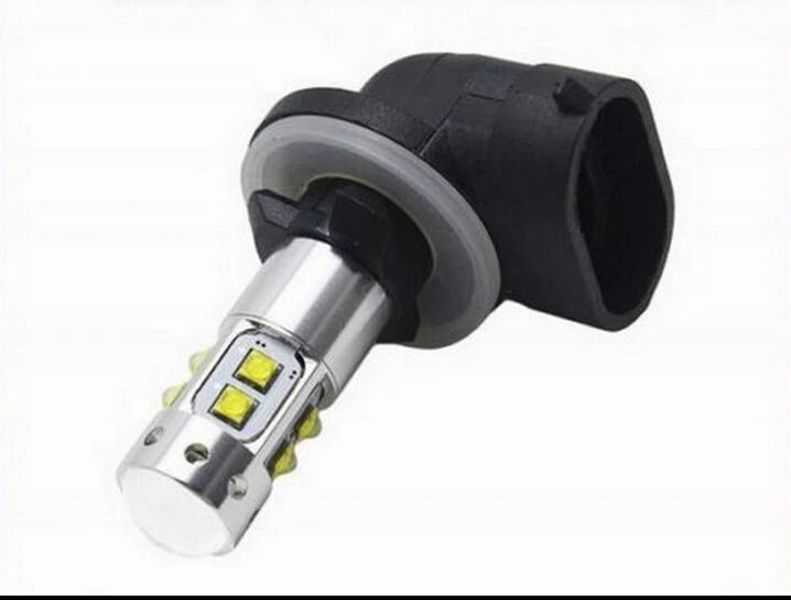 

2pcs/lot Xenon White Car H27 881 LED 50W CREE chips XBD R5 High Power Fog Headlight Day Driving Light Bulb Lamp 12V
