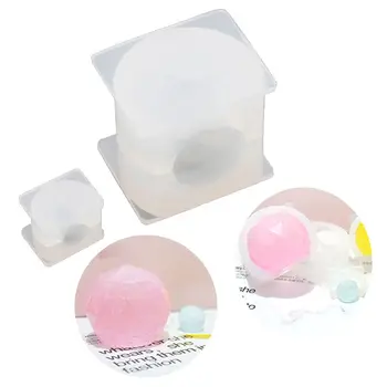 

3D Diamond Crystal Ball Silicone Mold DIY Resin Casting Jewelry Mold Craft Tools