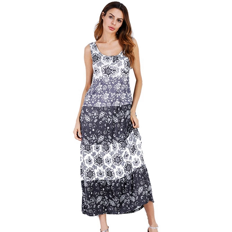 Aliexpress.com : Buy Yilia Prairie Chic Vintage Dress Women Sleeveless O neck Loose Plus Size 