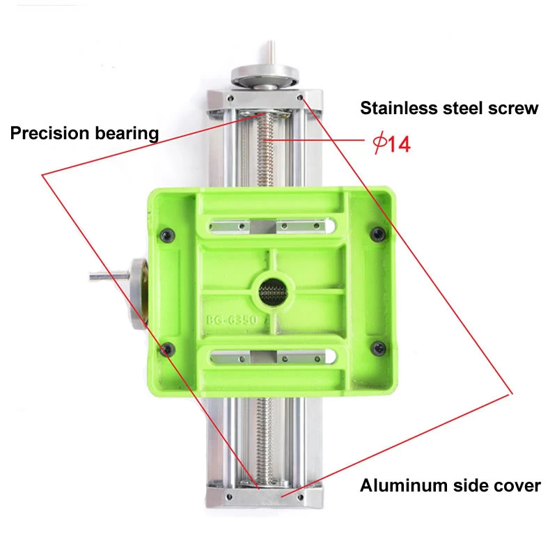 BG6350 мини прецизионная многофункциональная дрель тиски приспособление Рабочий стол фрезерный станок X и ось Y Регулировка координатной таблицы