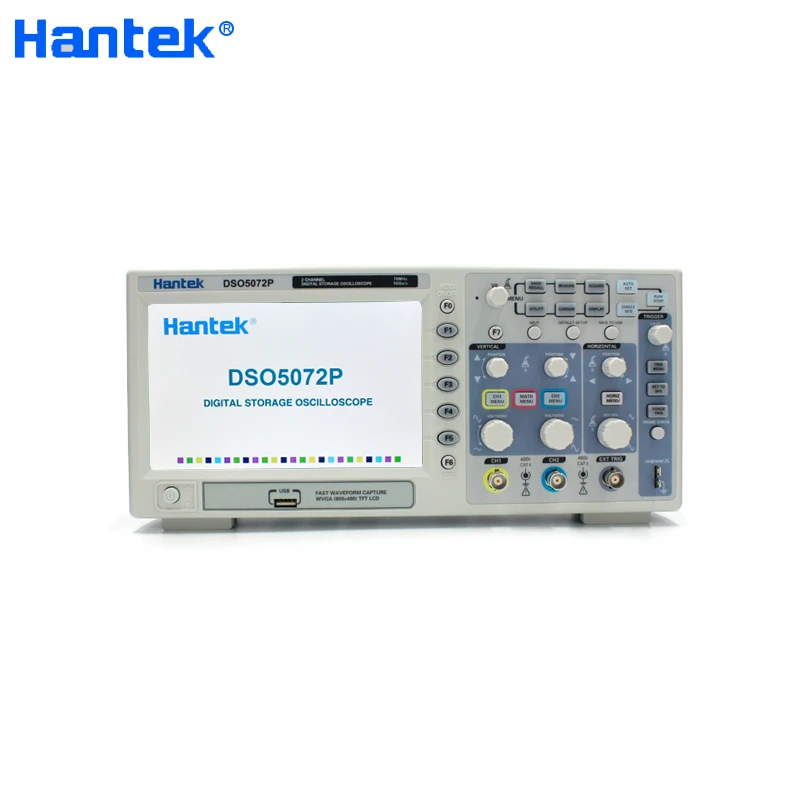 Hantek DSO5072P Цифровой Осциллограф 2 канала 70 МГц полоса пропускания 1GSa/s 40 к TFT сигнал формы WVGA USB Portatil Osciloscopio