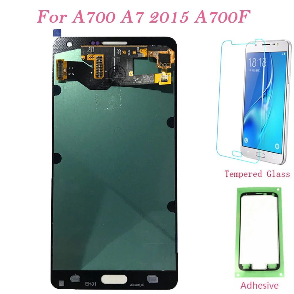 

Super AMOLED LCD Screen For Samsung Galaxy A700 Touch Screen Digitizer LCD Display For Samsung A7 2015 A700F A700F A700FD LCD A7