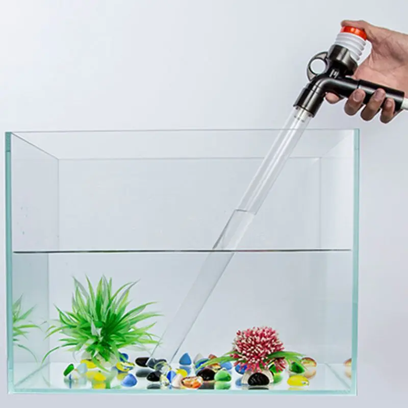 Аквариумный очиститель для аквариума, быстросъемный вакуумный Сифон для аквариума, насос-Слив для аквариума, очиститель гравия, фильтр для воды