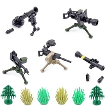 Спецназ коммандер, пистолет, Военный Набор оружия, строительные блоки, части, совместимые WW2, солдат, фигурки, игрушки для детей