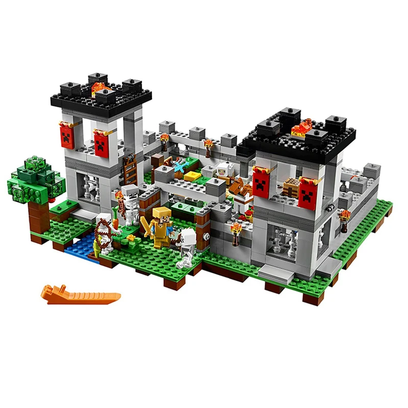 

Compatible Legoe giftse 10472 Pogp 990pcs+ The Forest Minecraft Gifts Building Blocks Bricks Toys