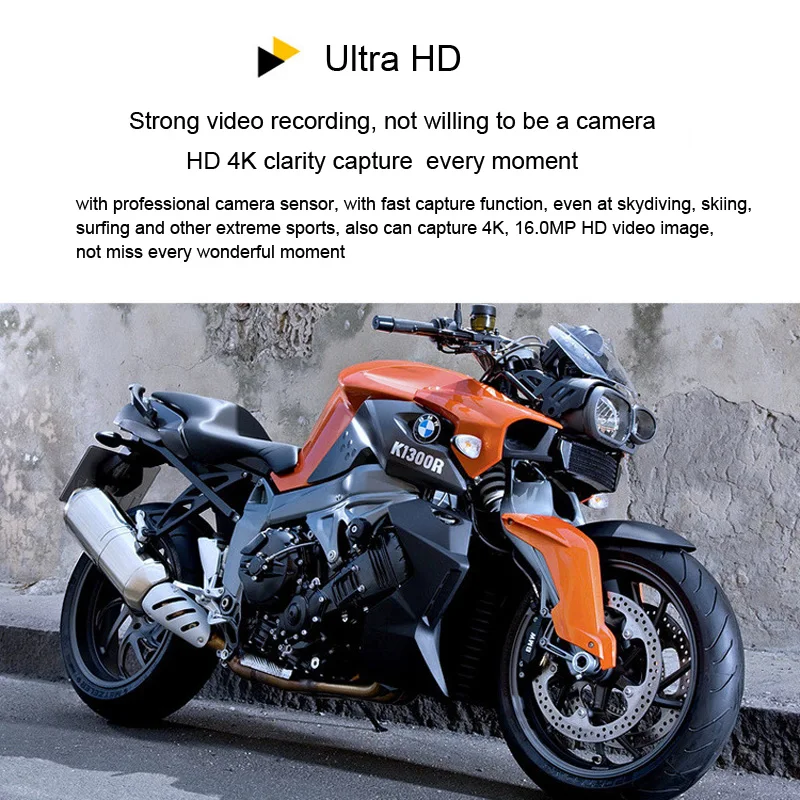 Экшн камера HAMTOD H9A Pro 2 0 дюйма с ЖК дисплеем ultra HD 4K/1080P/720P Поддержка WiFi Спортивная