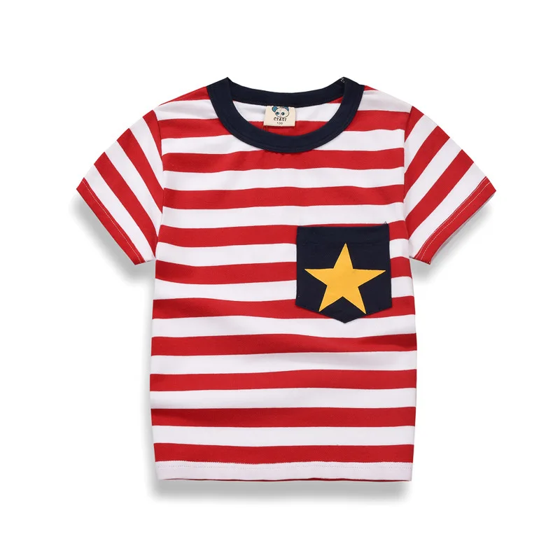 New summer Fashion Baby Boy Girls cotton t shirt cartoon print Clothes