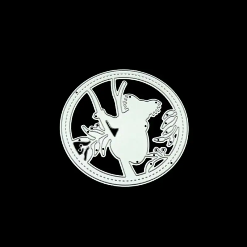 

Koala Metal Cutting Dies Stencil Scrapbooking Album Stamp DIY Paper Card Crafts Decor