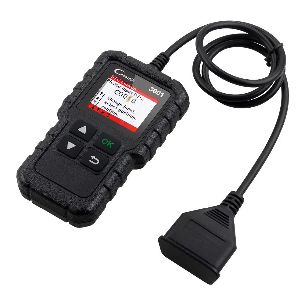 Запуск CR3001 AD310 поддержка полного OBDII/EOBD функции Creader 3001 V + OM123 диагностический