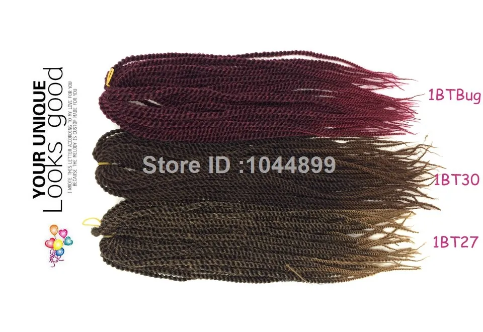 Good Quality 1pc Synthetic Long Curly Senegalese Twist Braiding
