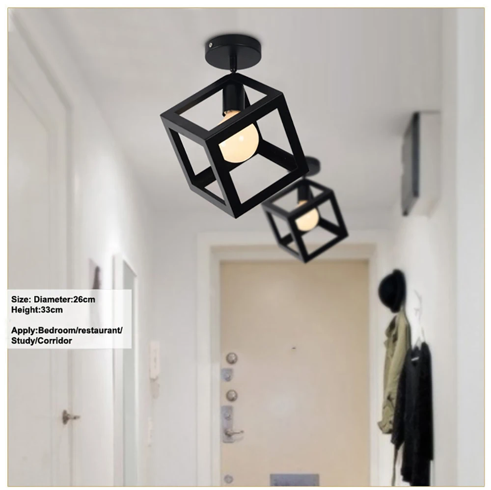 GO OCEAN Ceiling Lights Modern LED Ceiling Light Foyer Bed Room Lamps E27 Iron Plated for living room Chandelier Ceiling (24)