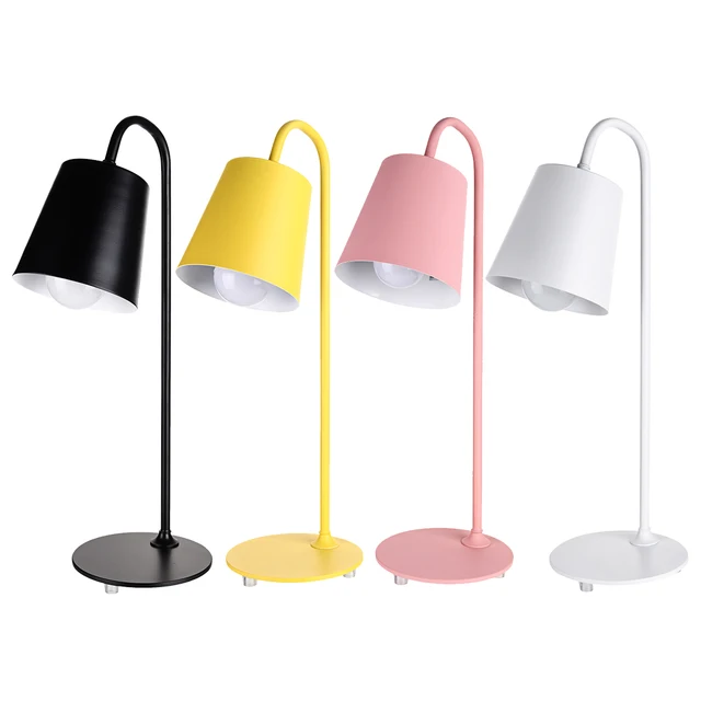 Nordic Metal Table Lamp Bedside Desk Reading Lamp Kids Bedroom Study