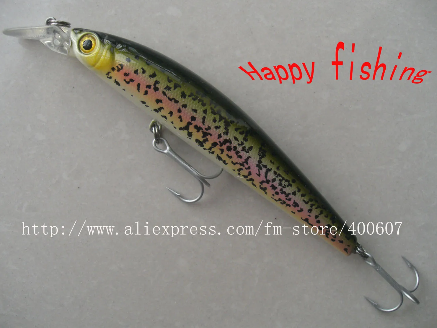 Japanese Style Bass Terminator Minnow Fishing Lure M125F with High