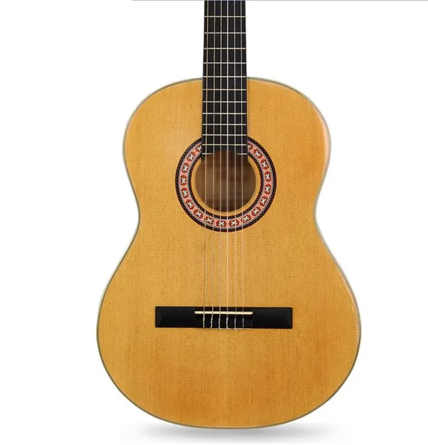 Cheap 39-10 39inch  High quality Classical  Acoustic Guitar fingerboard Rosewood with guitar strings