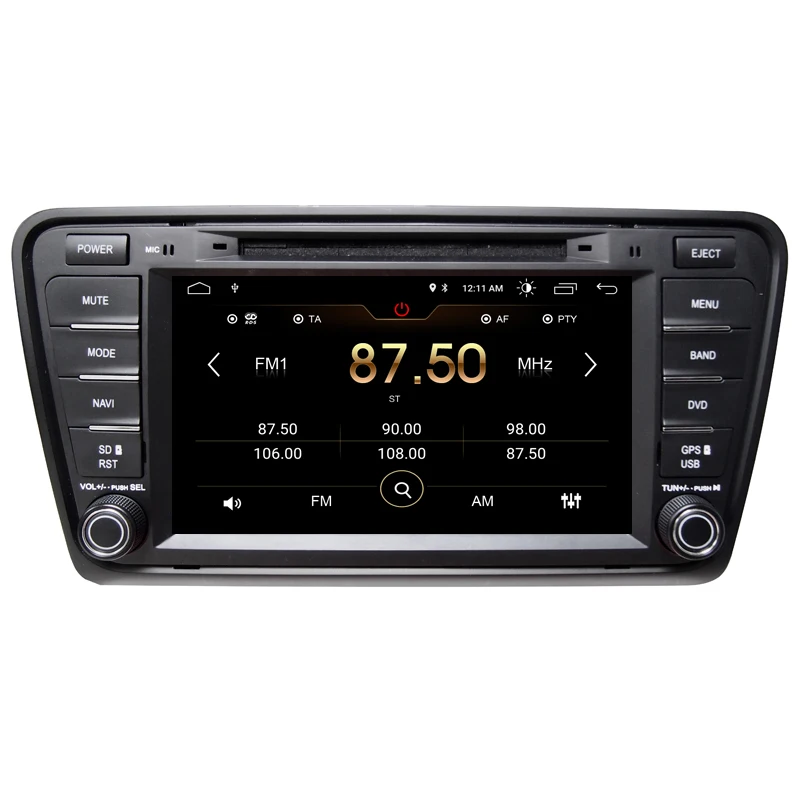 Best 90% New Second hand Android 7.1 Car DVD Player GPS Navigation System For Skoda Octavia III 2013-2017 A7 Can Bus 4G WiFi 19