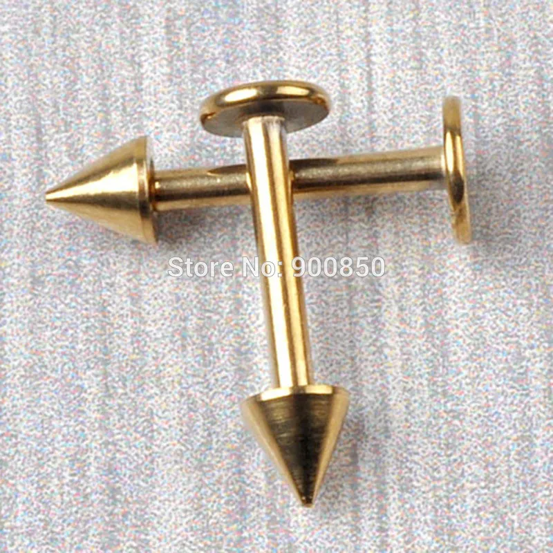 Wholesale 5PCS Spike Piercing Labret Lip Tragus Ear Accessories For Women Men Punk Stylish Casual Ear Studs Body Jewelry