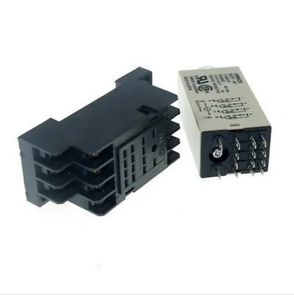 

H3Y-4 DC 24V 10min Power On Delay Timer Time Relay 24VDC 10min 0- 10min 4PDT 14 Pins With PYF14A Socket Base