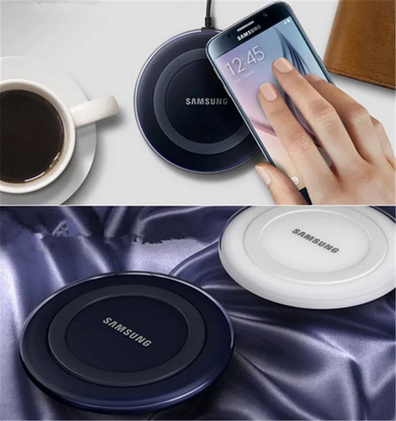 50pcs/lot New QI Wireless Charger High Efficiency Portable fast