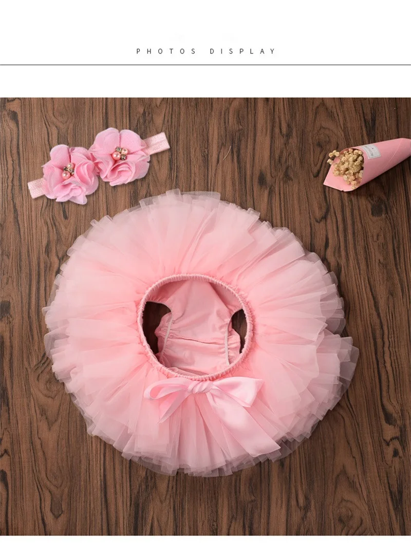 DE PEACH/Новая кружевная юбка-пачка для маленьких девочек пышная детская юбка-американка из тюля нижнее белье для малышей одежда для малышей повязка на голову с цветочным принтом
