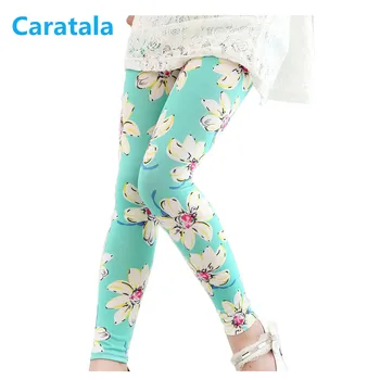 

Caratala Baby girl leggings Kids Childrens printing Flower Toddler Classic Leggings girls pants Girls leggings