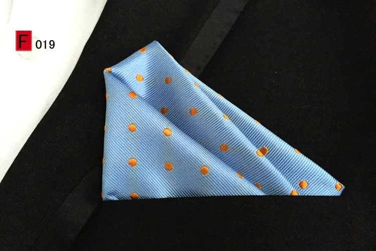 2017 новая мода комплект галстуков Популярные женихов галстук для свадебной вечеринки синий с золотой оранжевый горошек пятна платок
