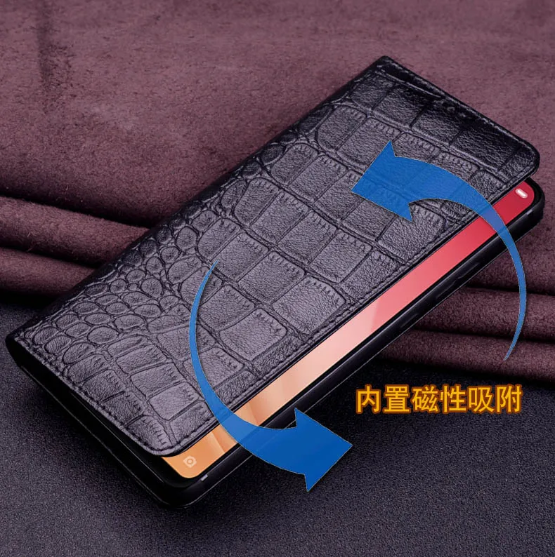 Чехол для Xiaomi Redmi Note 7, силиконовый флип-чехол, чехол из натуральной кожи, чехол для Note 7, ТПУ, чехол-книжка, противоударный Тонкий чехол