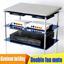 Радиатор маршрутизации, вентилятор охлаждения USB12cmDC 5 В, ТВ-приставка, широкополосная охлаждающая стойка cat, фиолетовый, синий, серебристый опционально
