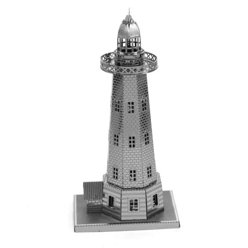 3D Metal Puzzles Lighthouse of Alexandria Model DIY Metallic Nano