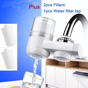 

3pcs Filters Faucet Water Puridiers Household Pre-Filtration Water Softener For Home Ceramic Cartridge Filter Faucet WF-01