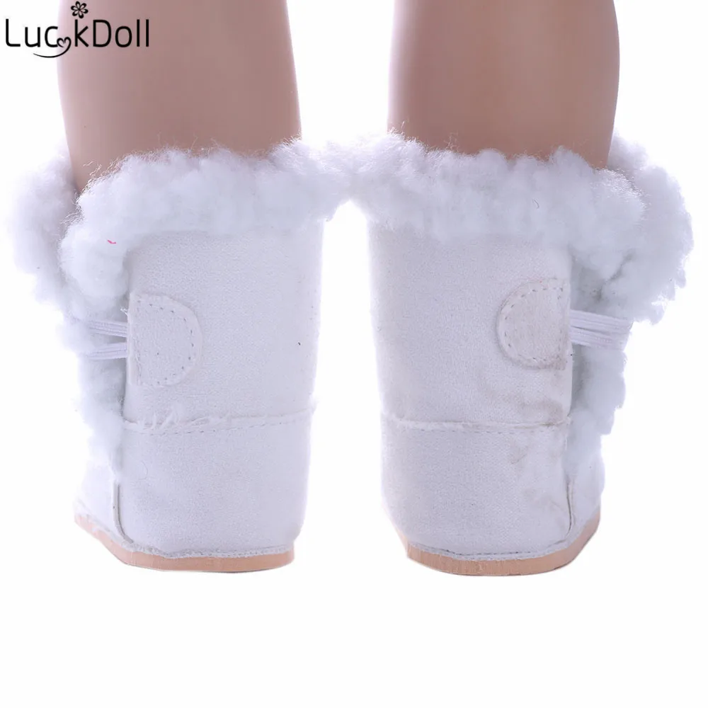 Luckdoll Рождественская Кукла трикотаж+ трусики+ обувь подходит 18 дюймов американские кукольные аксессуары лучший подарок