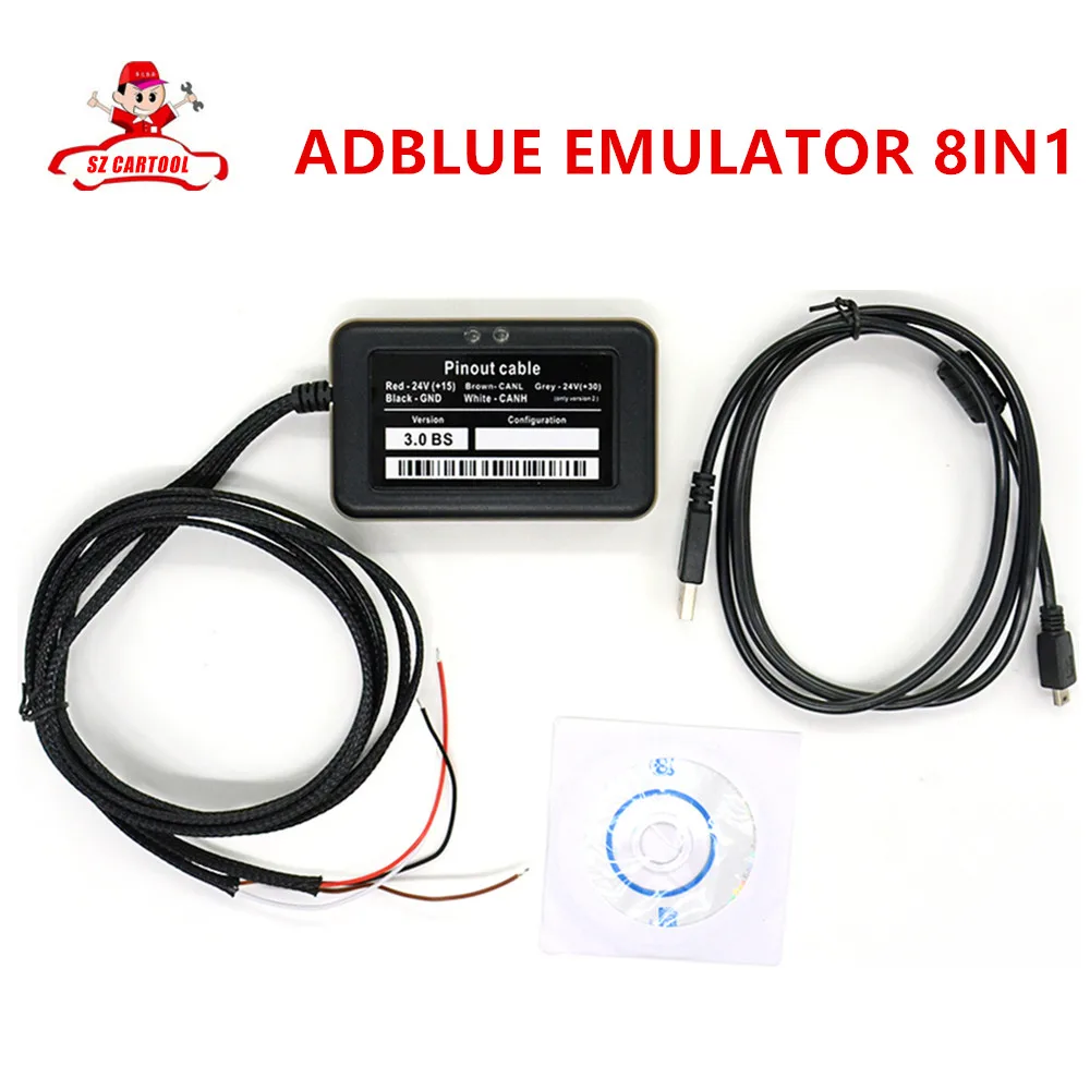 

ON SALE!! Truck Adblue Newest ADBLUE Emulator 8in1 with Nox Sensor Adblue Emulator 8 in 1 Truck Diagnostic Tool