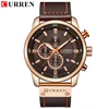 CURREN Luxury Brand Men Military Sport Watches Men's Quartz Clock Leather Strap Waterproof Date Wristwatch Reloj Hombre ► Photo 2/6