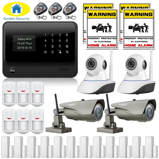 2017 nuovo g90b plus internet wifi gsm antifurto casa sistema di allarme kit indoor e outdoor telecamere ip in 2017 nuovo g90b plus internet wifi gsm ... Antifurto casa