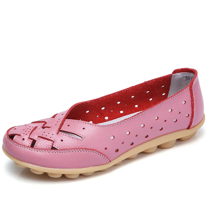 Women Leather Shoes Ballet Flats Casual Sandals Loafers