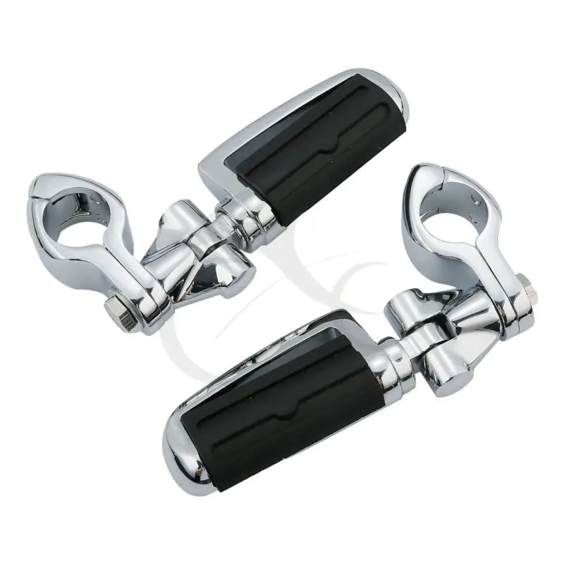 

Male Mount Foot Pegs & Clamps Mounting For Harley Softail Kawasaki Honda Suzuki
