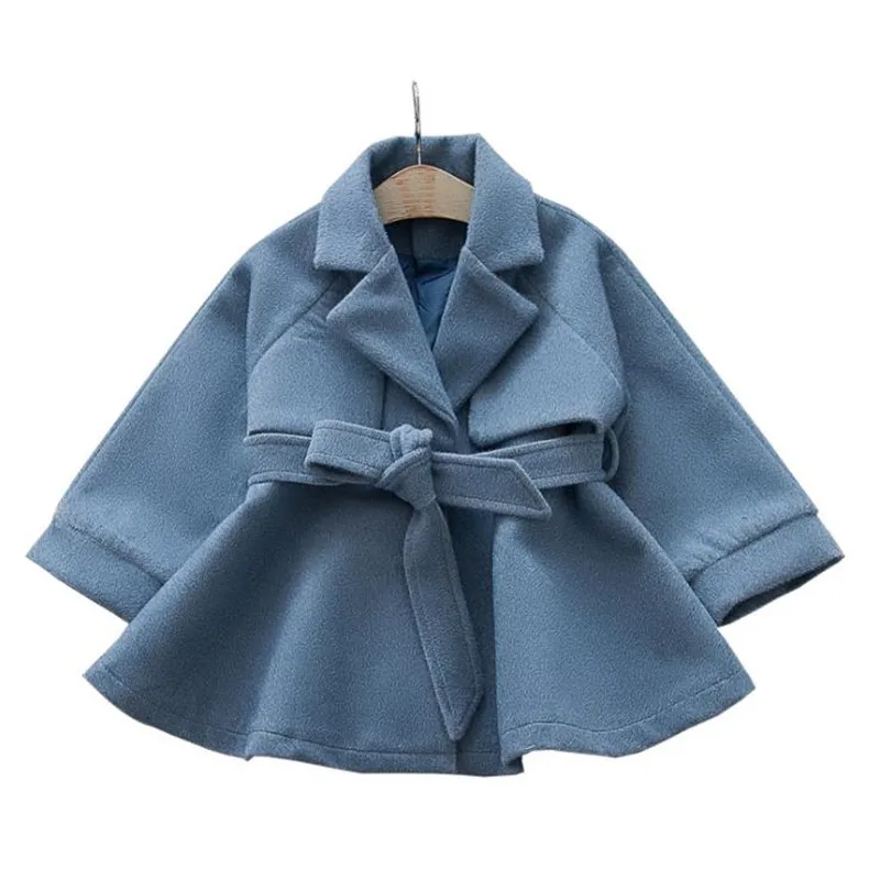2018 New Winter Autumn Baby Girls Trench Coat Children double breasted Jacket Kids Outerwear Thicken Girls Mink Cashmere Coat 2018 New Winter Autumn Baby Girls Trench Coat Children double breasted Jacket Kids Outerwear Thicken Girls Mink Cashmere Coat