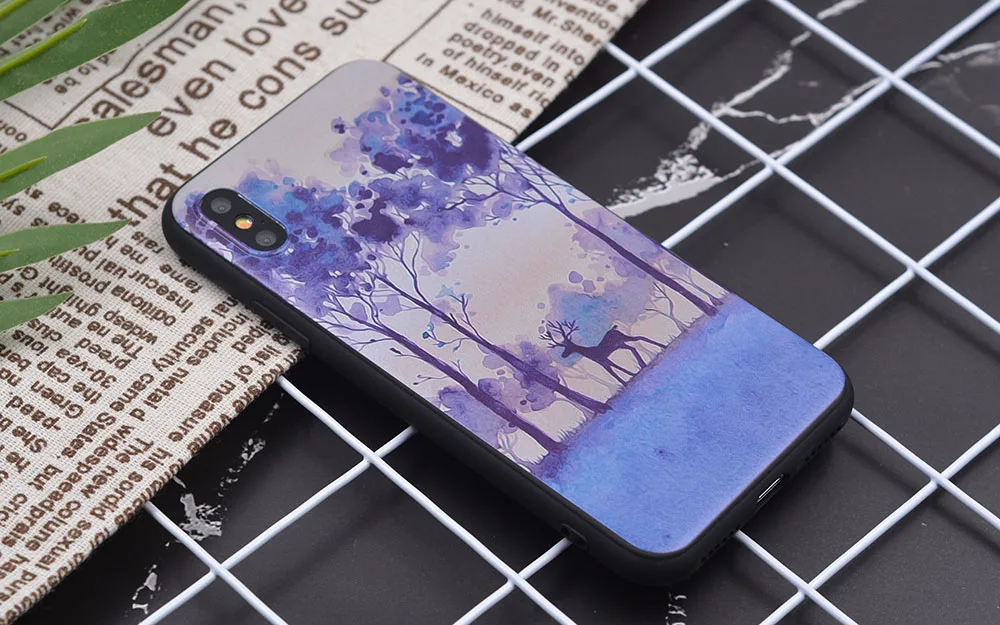 Чехол для iPhone 11 Pro, чехол для iPhone 5, 5S, 6, 6 S, 7, 8 Plus, X, XS, Max, Van Gogh, чехол для iPhone 7, мягкий чехол из ТПУ для iPhone XR, чехол