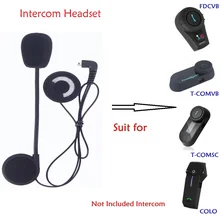 Motorcycle Intercom Accessories Helmet Microphone Headphone Speaker Headset for FDCVB T-COMVB T-COMSC T-Rex Bluetooth Intercom