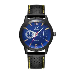 Новые мужские часы Montre Homme мягкий силиконовый ремешок спортивные модные часы имитация кварцевые часы Erkek Kol Saati Horloge