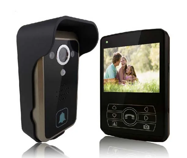 

New Arrival 3.5 Inch Wireless Digital Video Door Phone, Adjustable Lens,Taking photos ,PIR Detection, IP 55 IR Camera 1V1