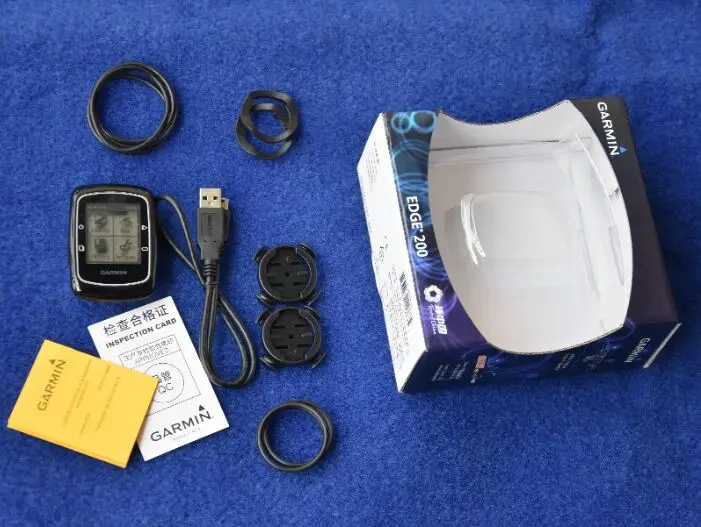 Garmin Edge 200 Велосипедный компьютер с поддержкой gps держатель дорожный/MTB велосипедный руль Garmin Edge 500 510 810 спидометр - Цвет: Only Edge200 and Box