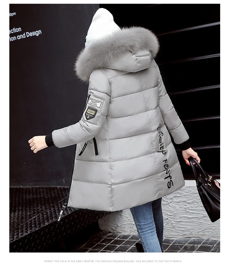 Women's Winter Jackets Winter Woman Coats 2019 Medium And Long Section Down Cotton Clothing Fashion Thickening Coat Female Parks (18)