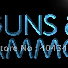 LB516-пушки и патроны дисплей приманка светодиодный неоновый свет знак
