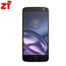 Новый оригинальный Motorola Moto Z XT1650-05 мобильный телефон 4 ГБ Оперативная память 64 ГБ Встроенная память 5.5 »Android 13.0MP NFC 2560*1440 4 г LTE Moto 2600 мАч