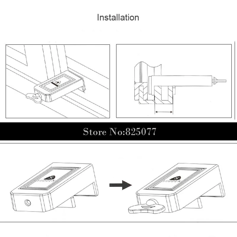 Сейф замок для раздвижного окна, раздвижные окна замка безопасности, оконные замки для безопасности для защиты ваших детей KF761