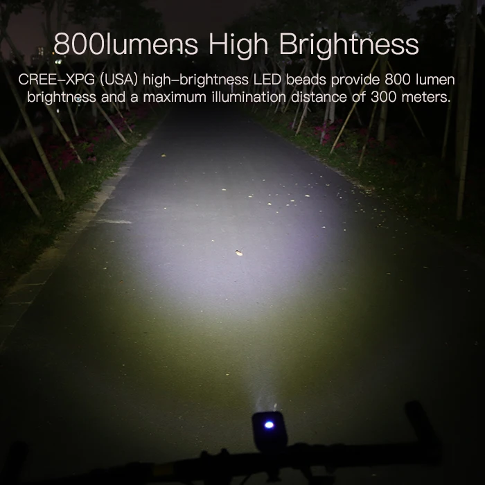 Onature USB велосипедный головной светильник, перезаряжаемый велосипедный светильник на руль, мощный флэш-светильник для велосипедного крепления, вращающийся светодиодный фонарь для велосипеда