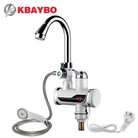 3000 Вт ЕС plug Электрический Водонагреватель Кухня Мгновенный нагреватель погружения нагревателя Холодной и Горячей Двойного Назначения A-0668 - изображение