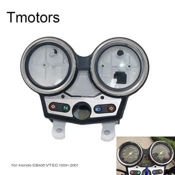

3 For Honda CB400 VTEC 1999 2000 2001 CB 400 99 00 01 Motorcycle Gauges Cover Case Housing Speedometer Tachometer Instrument NEW
